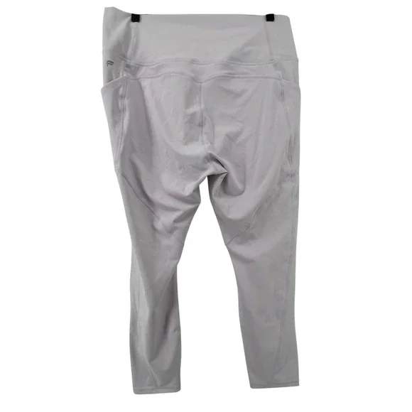 Fabletics Women XXL Oasis PureLuxe High-Waisted 7/8 Legging Lilac Athleisure Gym - Picture 3 of 8